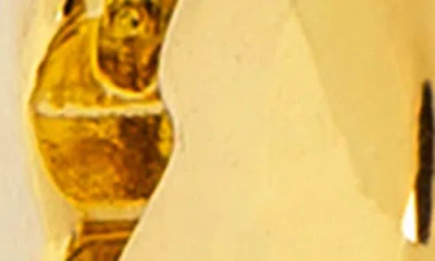 Marlyn Schiff Mariah Broken Heart Hoop Earrings In Gold