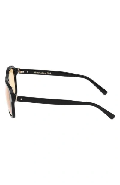 Abercrombie & Fitch 55mm Navigator Sunglasses In Black