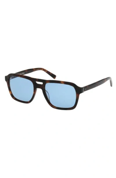 Abercrombie & Fitch 55mm Navigator Sunglasses In Blue