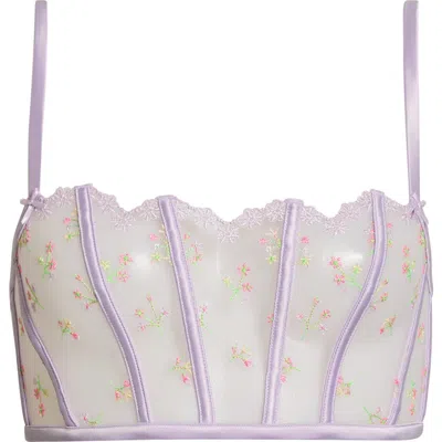 Etam Reveuse Bustier In Purple