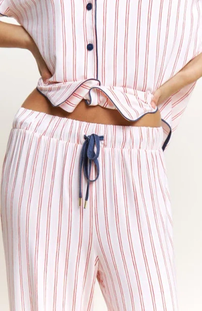 Honeydew All American Short Sleeve Pajamas In White