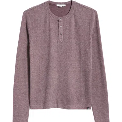 Threads 4 Thought Elias Heathered Henley In Purple