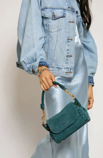 Aimee Mini Zen Leather Crossbody Bag In Neutral