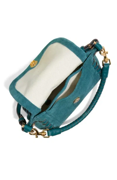 Aimee Mini Zen Leather Crossbody Bag In Neutral