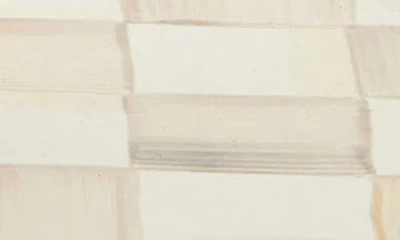 Mackenzie-childs Mackenzie Childs Mocha Check Three Tier Sweet Stand In Gold