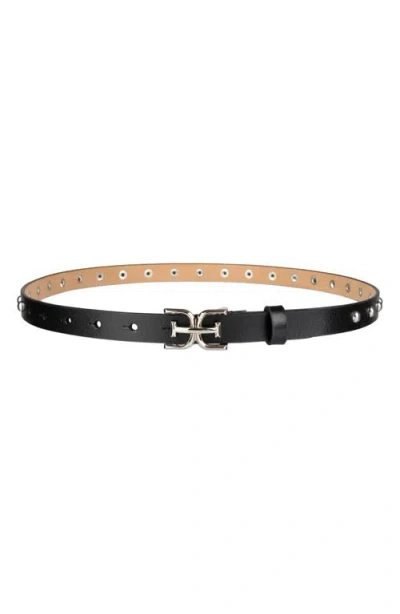 Sam Edelman Ee Studded Belt In Black
