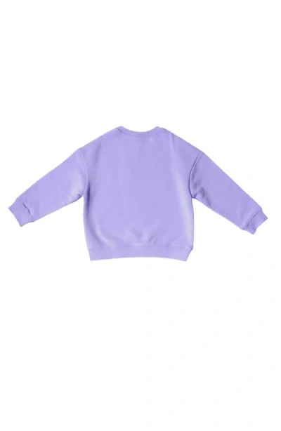 Bits & Bows Sparkle Sweatshirt In Purple