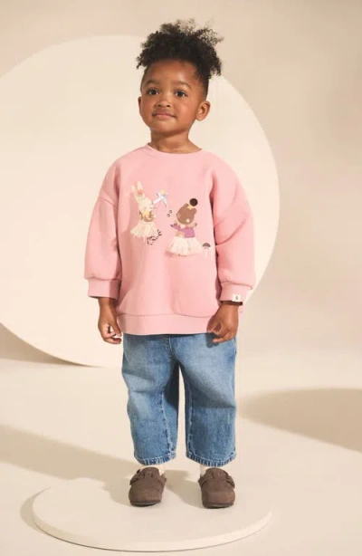 Next Kids' Character Graphic Sweatshirt In Neutral