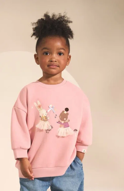 Next Kids' Character Graphic Sweatshirt In Neutral