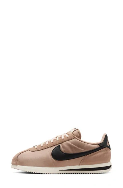 Nike Cortez Leather And Suede-trimmed Shell Sneakers In Neutral