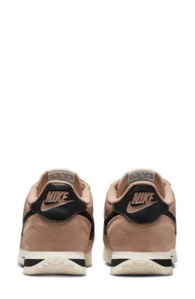 Nike Cortez Leather And Suede-trimmed Shell Sneakers In Neutral