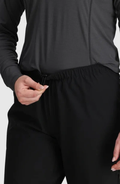 Outdoor Research Aspire 3l Water Repellent Pants In Black