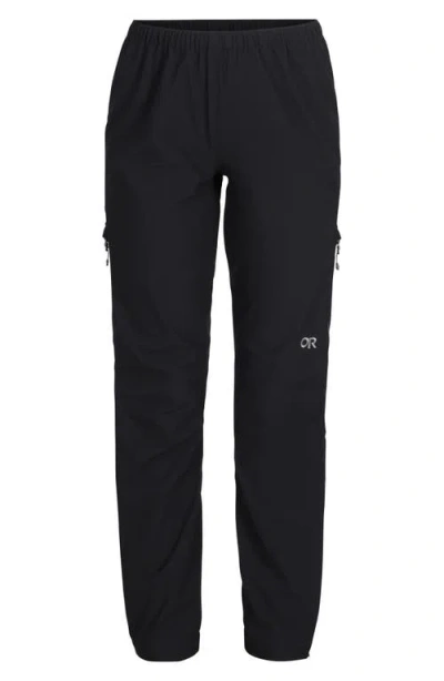 Outdoor Research Aspire 3l Water Repellent Pants In Black