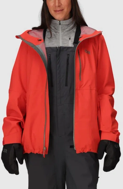 Outdoor Research Cloudchaser 3l Waterproof Snow Jacket In Orange