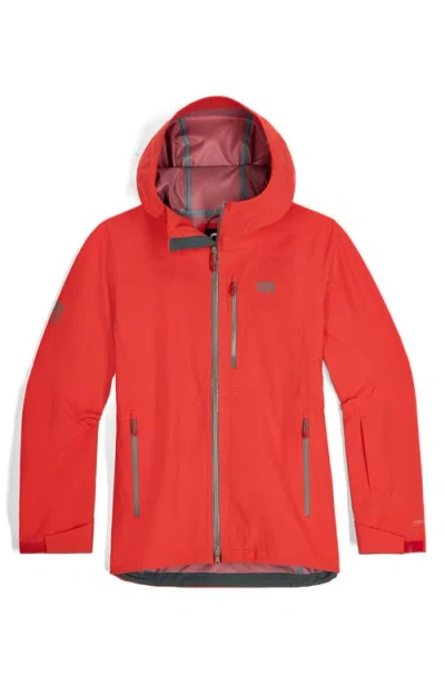 Outdoor Research Cloudchaser 3l Waterproof Snow Jacket In Orange