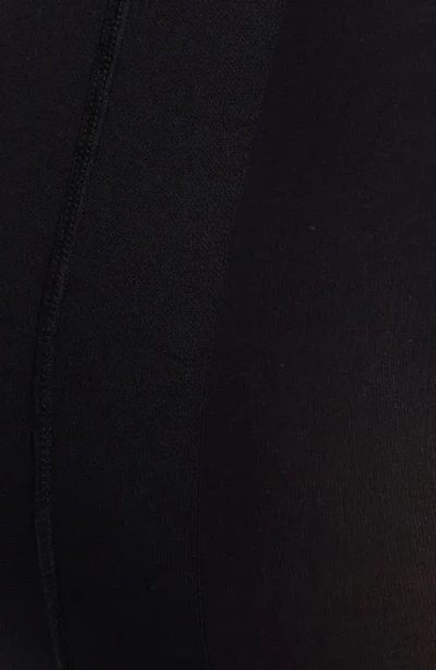 High Heel Jungle Crystal Back Seam Sheer Tights In Black