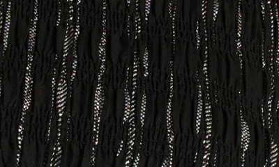 Cinq À Sept Cooper Metallic Smocked Top In Multi