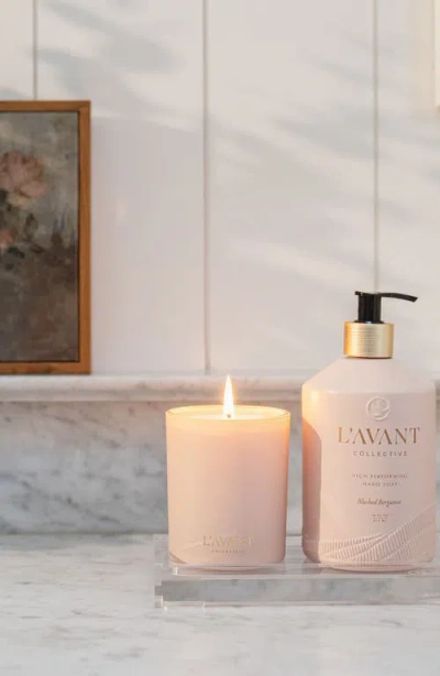 L'avant Collective Blushed Bergamot Candle In Pink