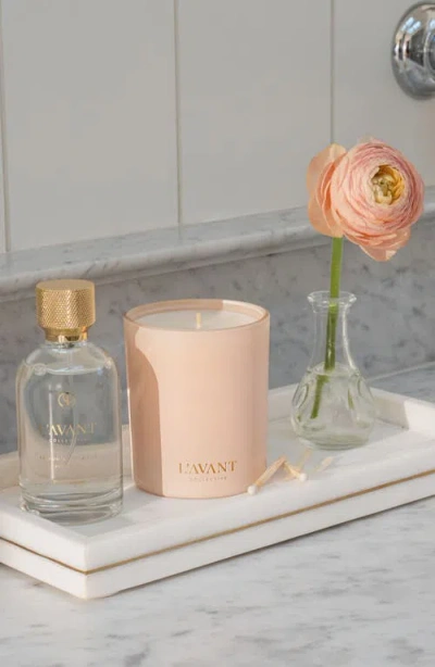 L'avant Collective Blushed Bergamot Candle In Pink