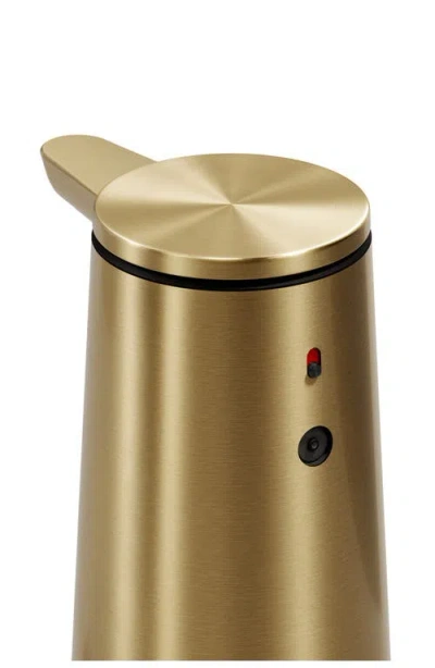 Simplehuman Rechargeable Sensor Pump Foam Soap Dispenser In Gold