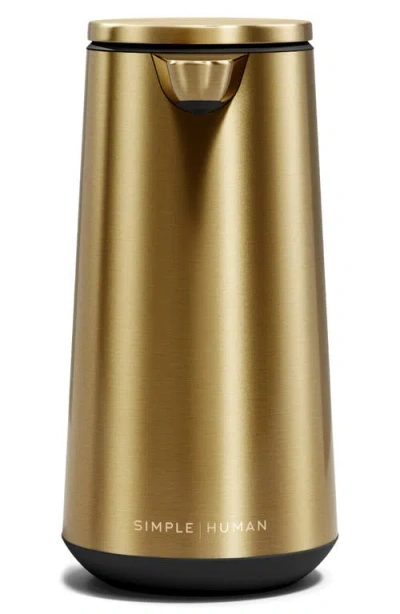 Simplehuman Rechargeable Sensor Pump Foam Soap Dispenser In Gold