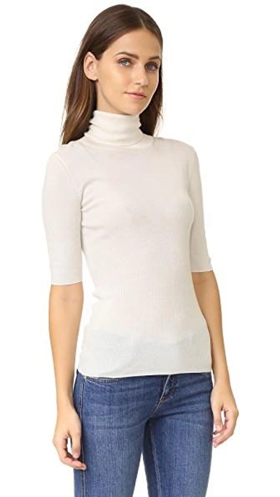 Shop Theory Leenda B Sweater In Ivory