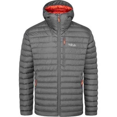 Rab Microlight Alpine Down Jacket In Gray
