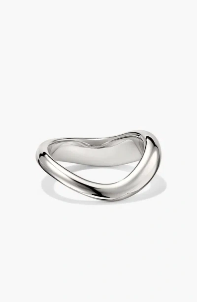 Mejuri Dôme Figure Ring In White