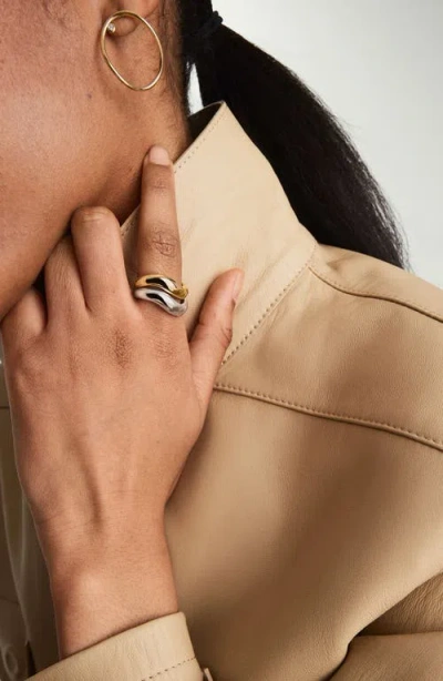 Mejuri Dôme Figure Ring In White