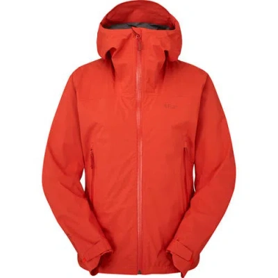Rab Downpour Light Jacket In Orange