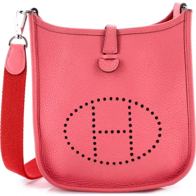 Pre-owned Hermes  Hermes Evelyne Bag Gen Iii Clemence Tpm In Brown