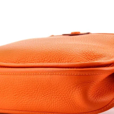 Pre-owned Hermes  Hermes Evelyne Bag Gen Iii Clemence Pm In Gray