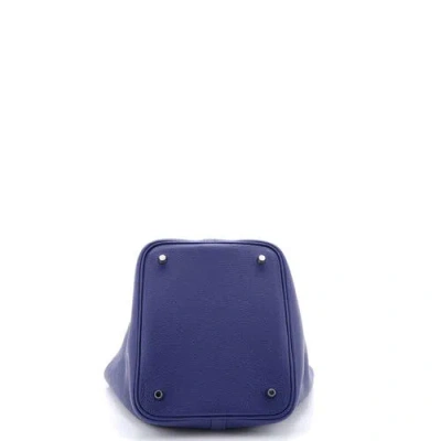 Pre-owned Hermes  Hermes Picotin Lock Bag Maurice Mm In Neutral