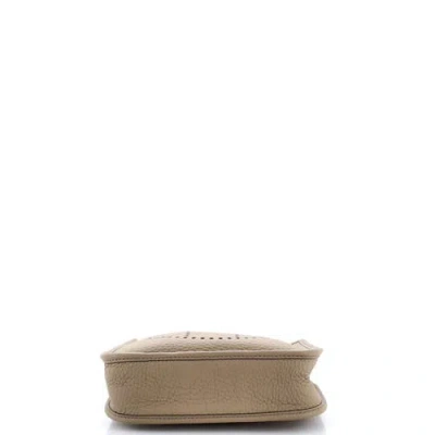 Pre-owned Hermes  Hermes Evelyne Bag Gen Iii Clemence Tpm In Brown