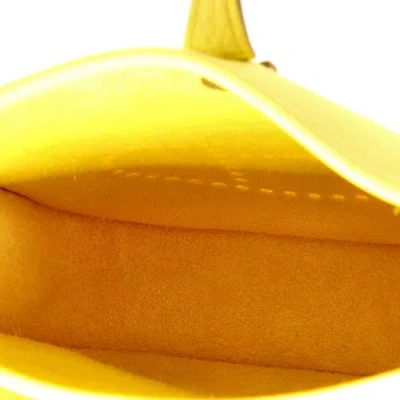 Pre-owned Hermes  Hermes Evelyne Bag Gen Iii Clemence Tpm In Yellow