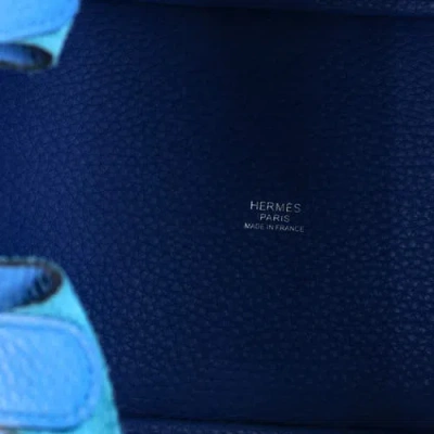 Pre-owned Hermes  Hermes Picotin Lock Bag Clemence Pm In Blue