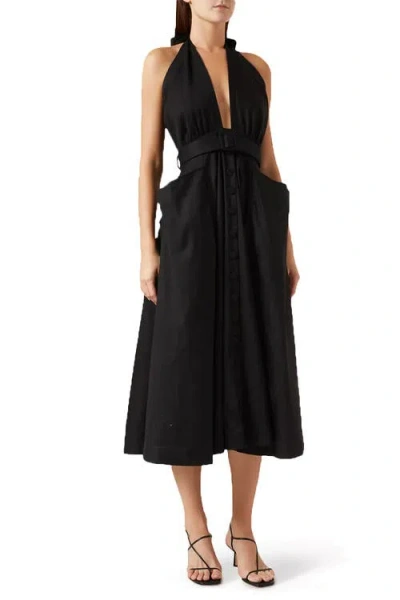 No Pise La Grama Mariana Dress In Black