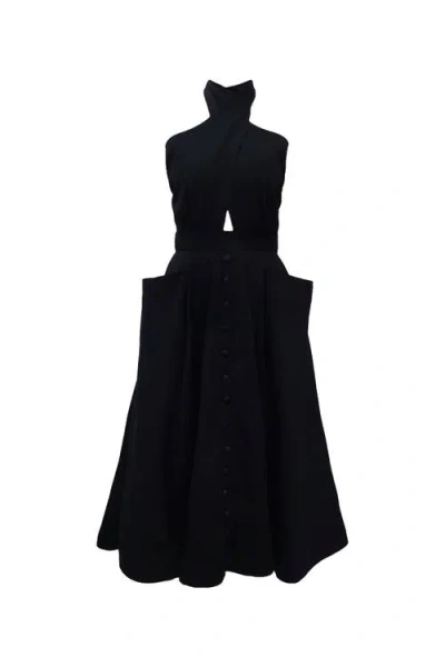 No Pise La Grama Mariana Dress In Black