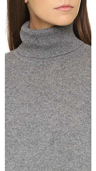 Shop Equipment Oscar Turtleneck Cashmere Sweater In Heather Grey