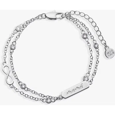 Alex And Ani Abuela Infinity Adjustable Chain Bracelet In Multi