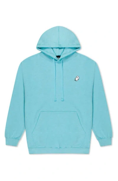 Dalix Mens Ghost Midweight Hooded Sweatshirt In Blue