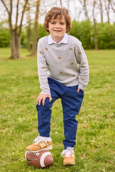 Little English Kids' Intarsia Sweater In Gray