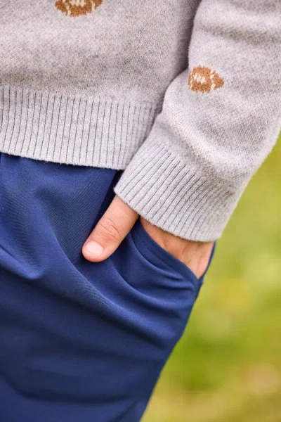 Little English Kids' Intarsia Sweater In Gray