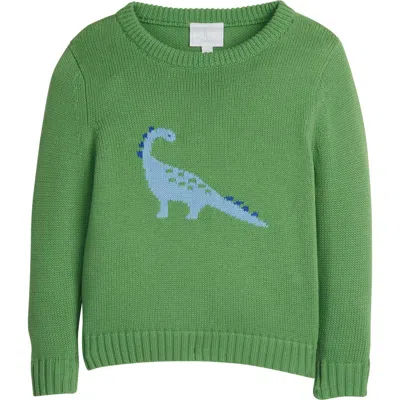 Little English Kids' Intarsia Sweater In Green