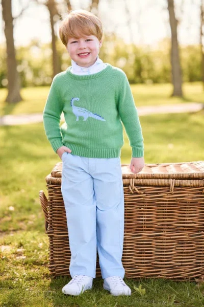 Little English Kids' Intarsia Sweater In Green