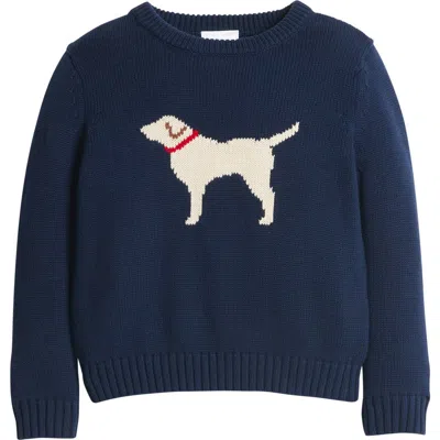 Little English Kids' Intarsia Sweater In Blue