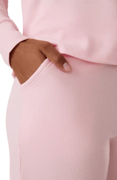 Kindred Bravely Waffle Maternity & Nursing Lounge Set In Pink