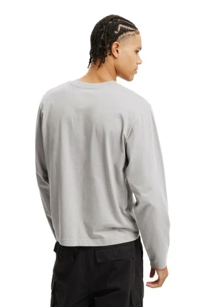 Cotton On Cropped Fit Long Sleeve In Gray