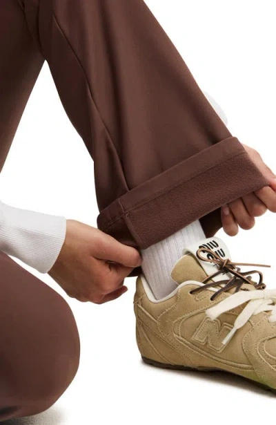 Cotton On Body Active Fleece Lined Flare In Brown