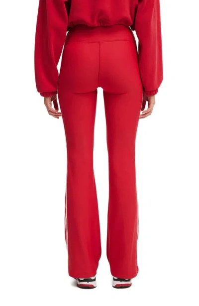 Cotton On Body Active Fleece Lined Flare In Red